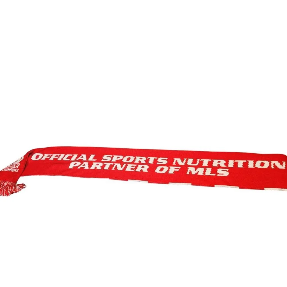 AdvoCare Scarf We Build Champions Major League Soccer MLS Sponsor Knitted Winter